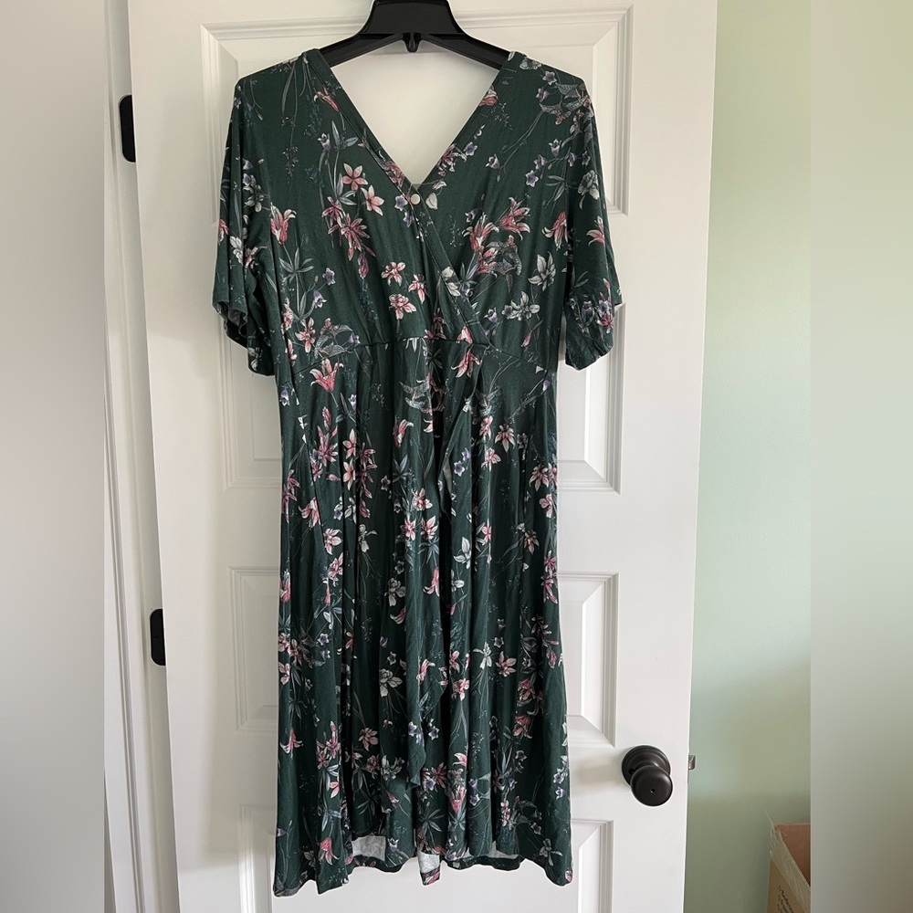 Latched mama labor and postpartum wrap dress